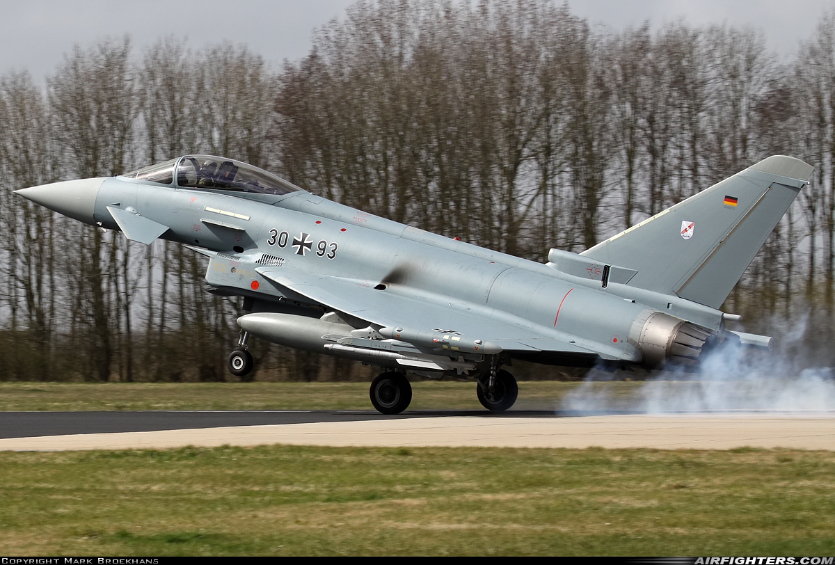 Germany - Air Force Eurofighter EF-2000 Typhoon S 30+93 at Leeuwarden (LWR / EHLW), Netherlands