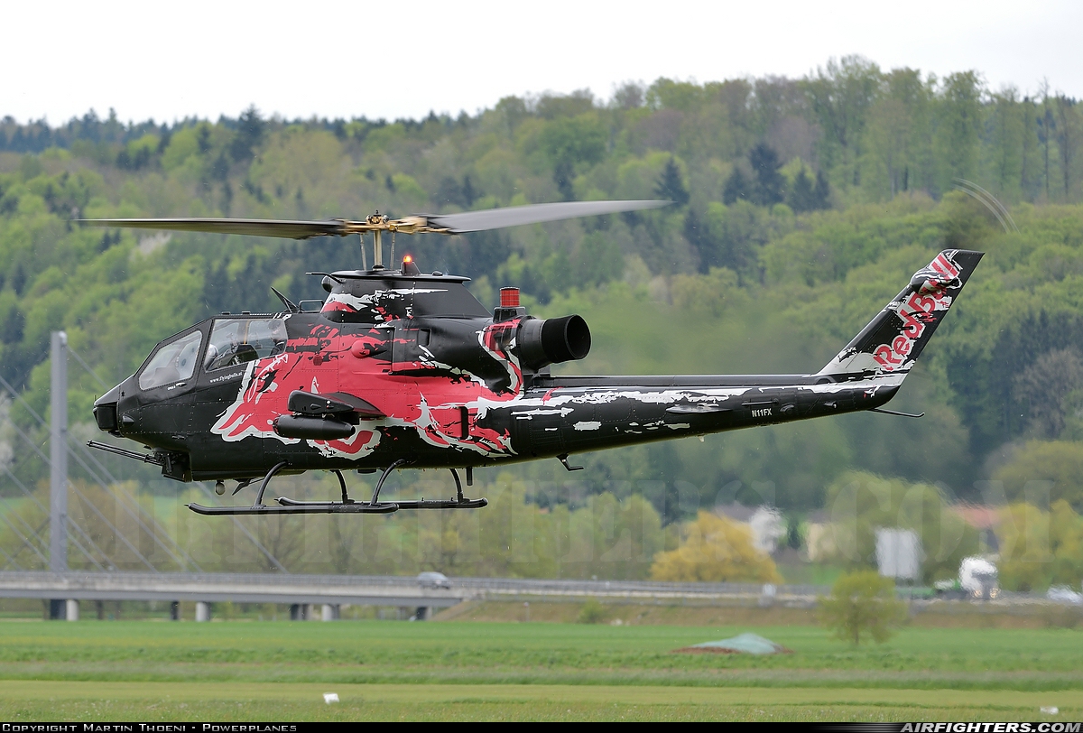 Private - Red Bull Bell TAH-1F Cobra (209) N11FX at Grenchen (LSZG), Switzerland