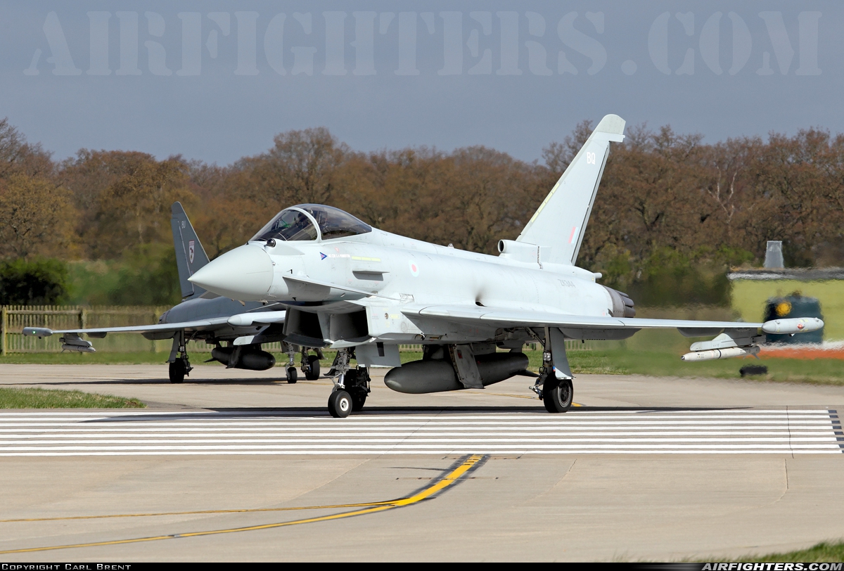 UK - Air Force Eurofighter Typhoon FGR4 ZK344 at Coningsby (EGXC), UK