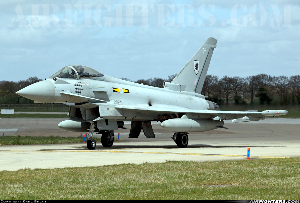 UK - Air Force Eurofighter Typhoon FGR4 ZJ933 at Coningsby (EGXC), UK
