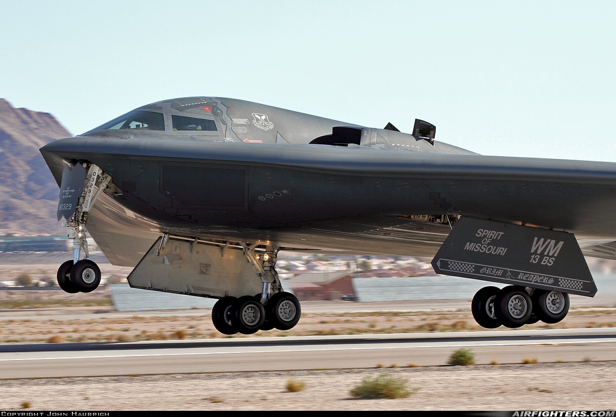 USA - Air Force Northrop Grumman B-2A Spirit 88-0329 at Las Vegas - Nellis AFB (LSV / KLSV), USA