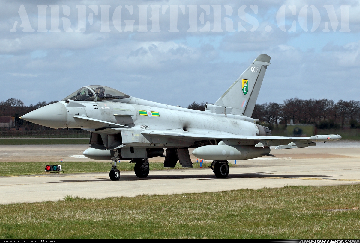 UK - Air Force Eurofighter Typhoon FGR4 ZJ918 at Coningsby (EGXC), UK