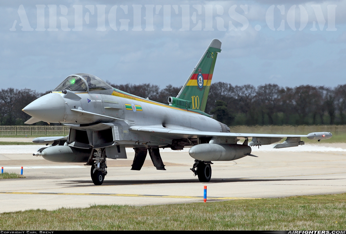 UK - Air Force Eurofighter Typhoon FGR4 ZJ936 at Coningsby (EGXC), UK