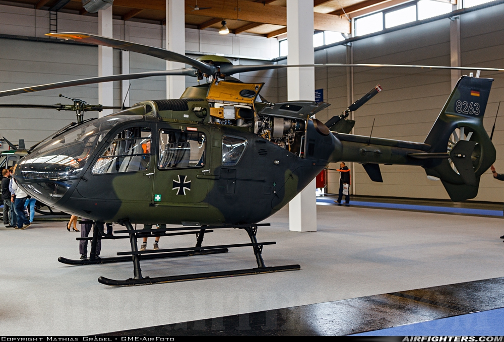 Germany - Army Eurocopter EC-135T1 82+63 at Friedrichshafen (- Lowenthal) (FDH / EDNY), Germany