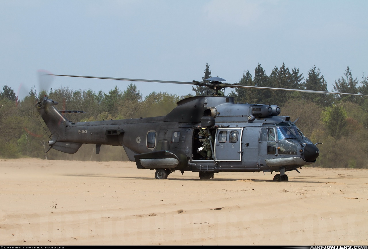 Netherlands - Air Force Aerospatiale AS-532U2 Cougar MkII S-453 at Off-Airport - Oirschotse Heide (GLV5), Netherlands