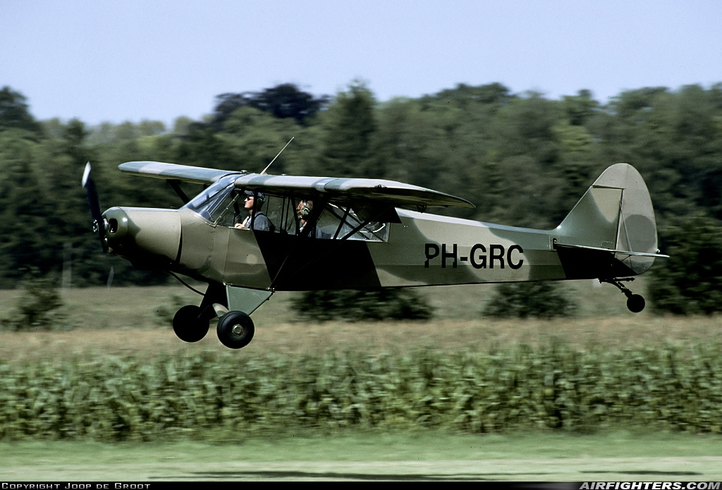 Private Piper PA-18-135 Super Cub PH-GRC at Schaffen - Diest (EBDT), Belgium