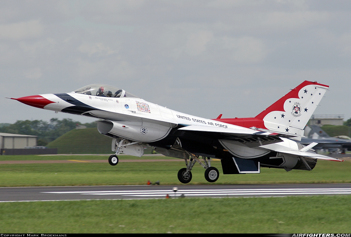USA - Air Force General Dynamics F-16C Fighting Falcon  at Fairford (FFD / EGVA), UK