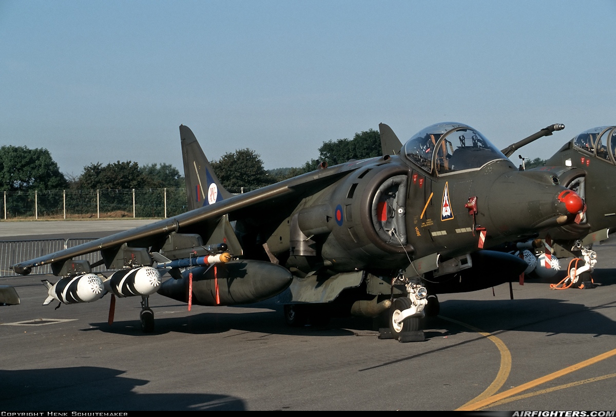 UK - Air Force British Aerospace Harrier GR.7 ZG501 at Fairford (FFD / EGVA), UK
