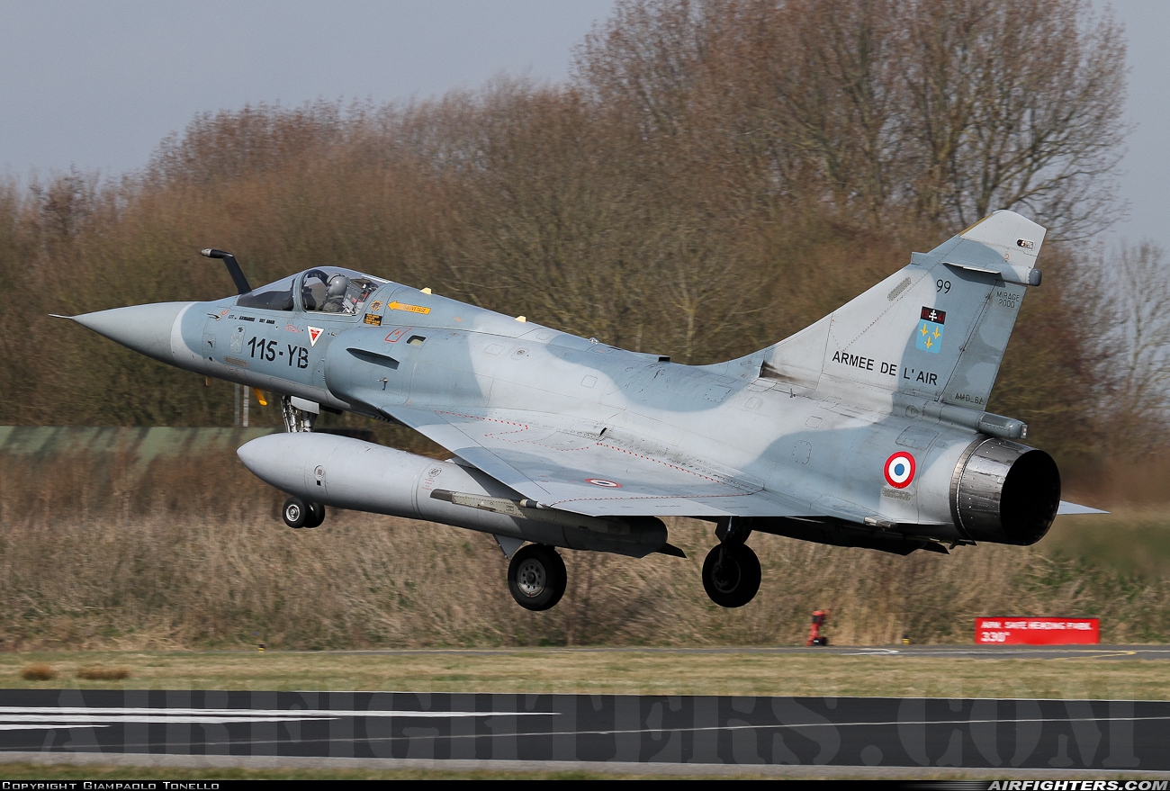 France - Air Force Dassault Mirage 2000C 99 at Leeuwarden (LWR / EHLW), Netherlands