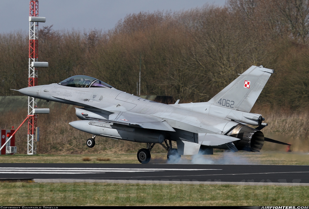 Poland - Air Force General Dynamics F-16C Fighting Falcon 4062 at Leeuwarden (LWR / EHLW), Netherlands