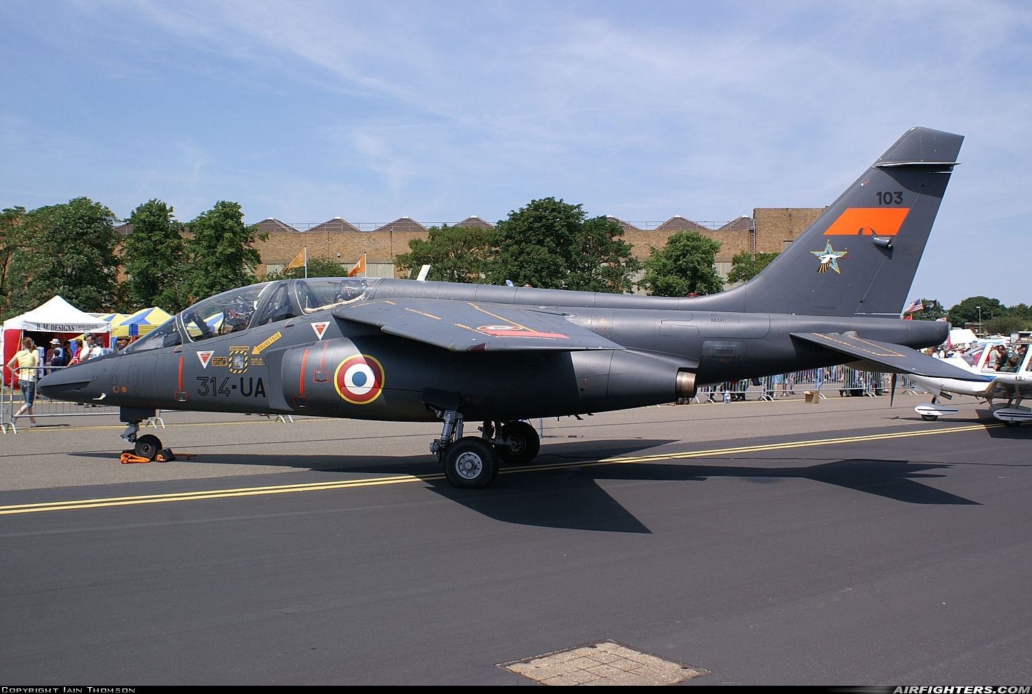 France - Air Force Dassault/Dornier Alpha Jet E E103 at Waddington (WTN / EGXW), UK