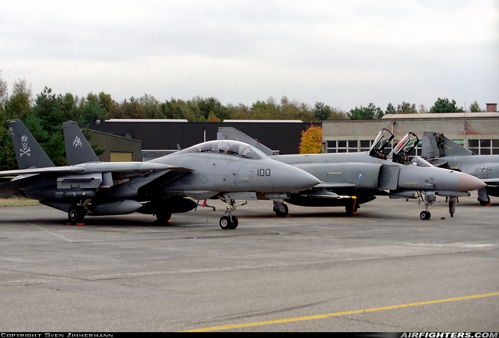 USA - Navy Grumman F-14B Tomcat 162918 at Kleine Brogel (EBBL), Belgium