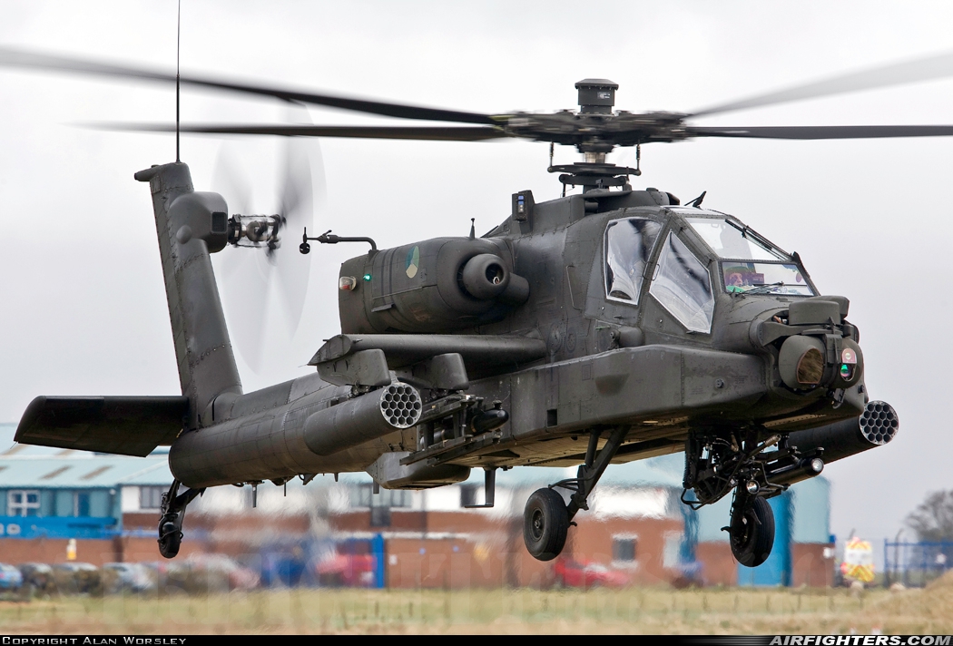 Netherlands - Air Force Boeing AH-64DN Apache Longbow Q-25 at Carlisle - Crosby (CAX / EGNC), UK
