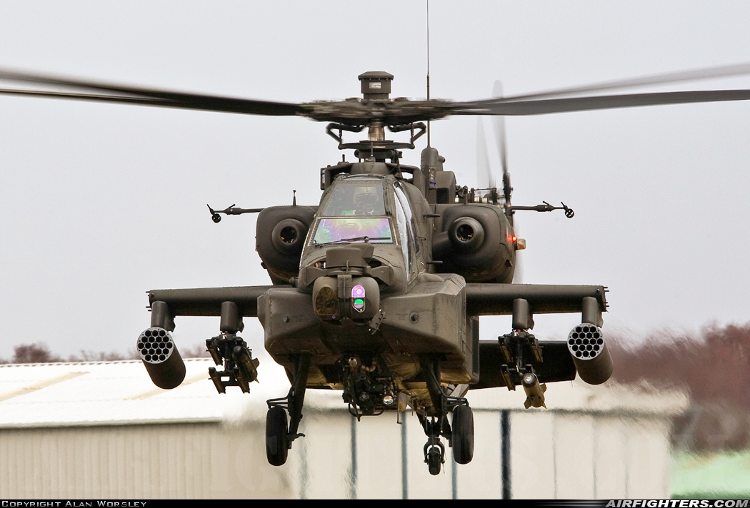 Netherlands - Air Force Boeing AH-64DN Apache Longbow Q-25 at Carlisle - Crosby (CAX / EGNC), UK