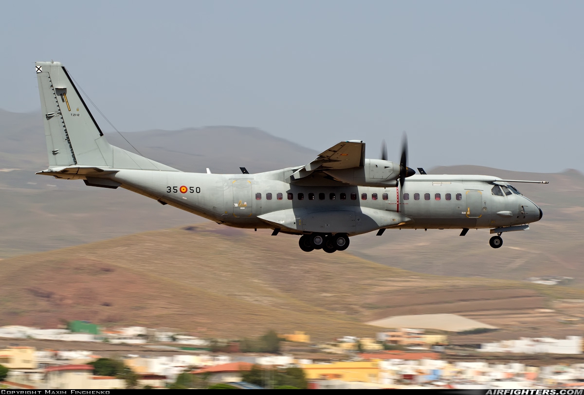 Spain - Air Force CASA C-295M T.21-12 at Gran Canaria (- Las Palmas / Gando) (LPA / GCLP), Spain