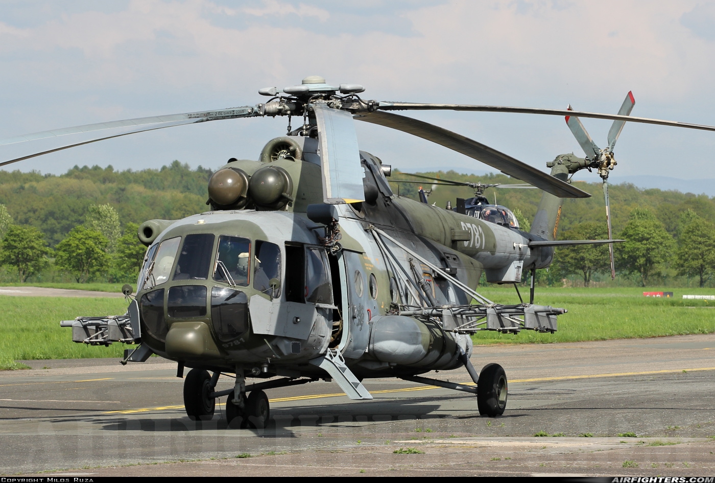 Czech Republic - Air Force Mil Mi-171Sh 9781 at Hradec Kralove (LKHK), Czech Republic