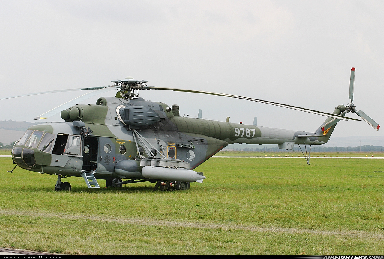 Czech Republic - Air Force Mil Mi-171Sh 9767 at Brno - Turany (BRQ / LKTB), Czech Republic
