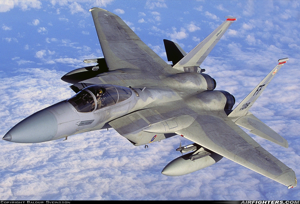 USA - Air Force McDonnell Douglas F-15C Eagle 82-0018 at In Flight, Iceland
