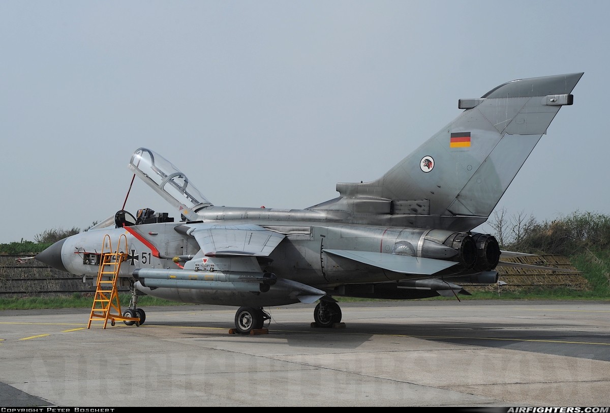 Germany - Air Force Panavia Tornado ECR 46+51 at Wittmundhafen (Wittmund) (ETNT), Germany