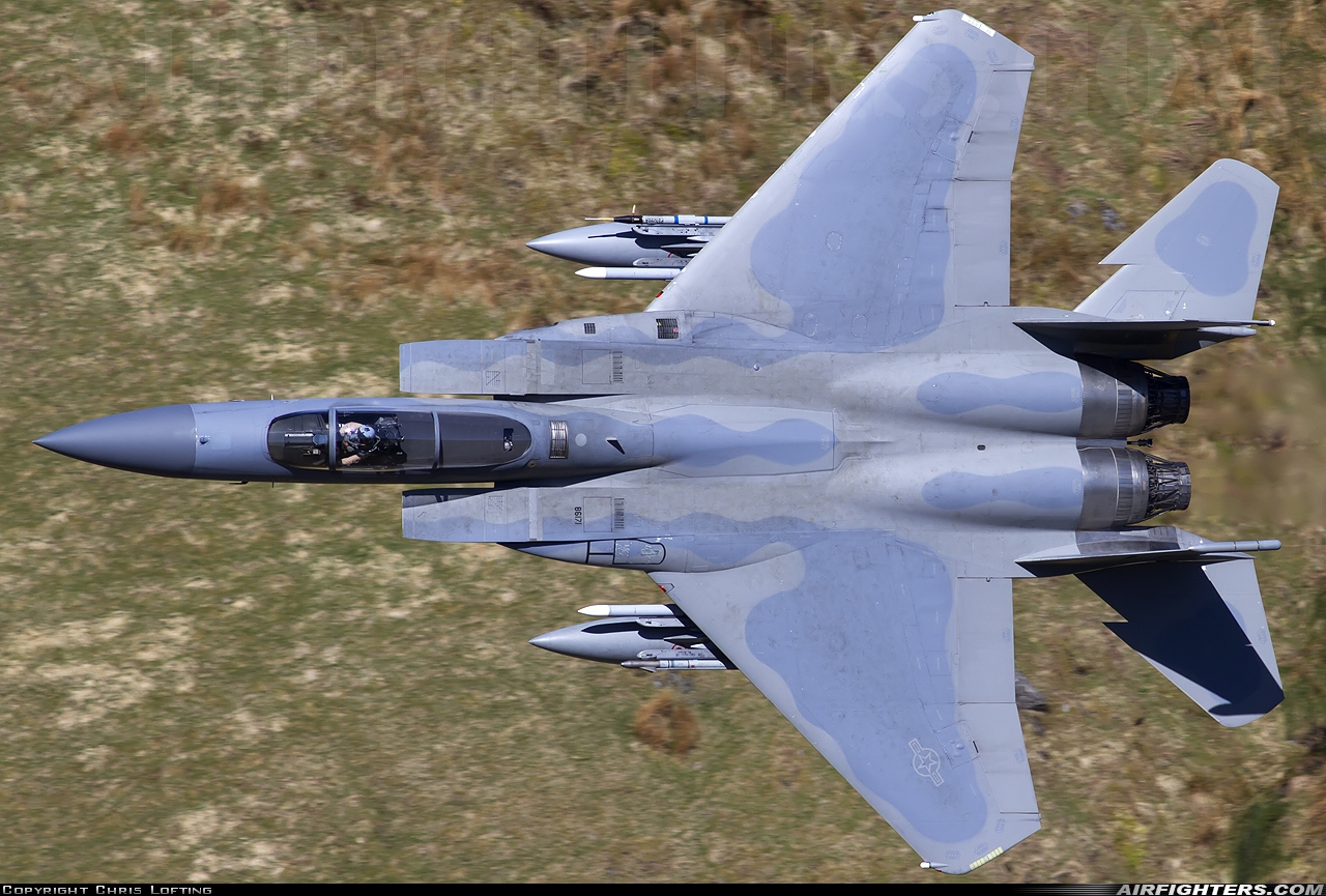 USA - Air Force McDonnell Douglas F-15C Eagle 86-0171 at Off-Airport - Machynlleth Loop Area, UK