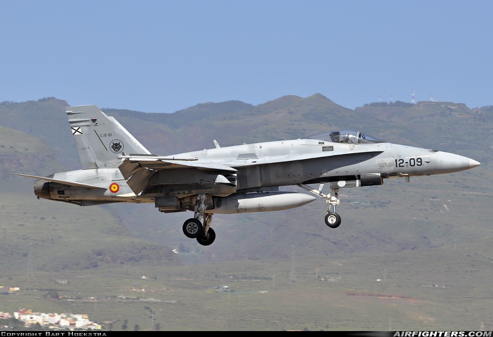 Spain - Air Force McDonnell Douglas C-15 Hornet (EF-18A+) C.15-51 at Gran Canaria (- Las Palmas / Gando) (LPA / GCLP), Spain