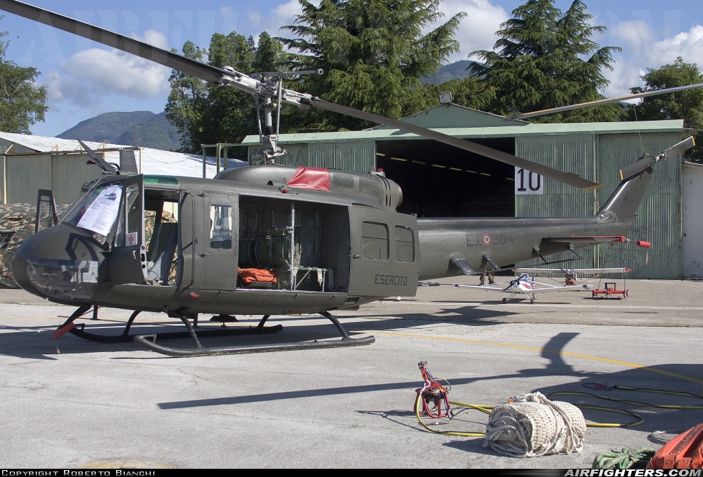 Italy - Army Agusta-Bell AB-205A-1 MM80556 at Bolzano (- Dolomiti / G. Sabelli) (BZO / LIPB), Italy