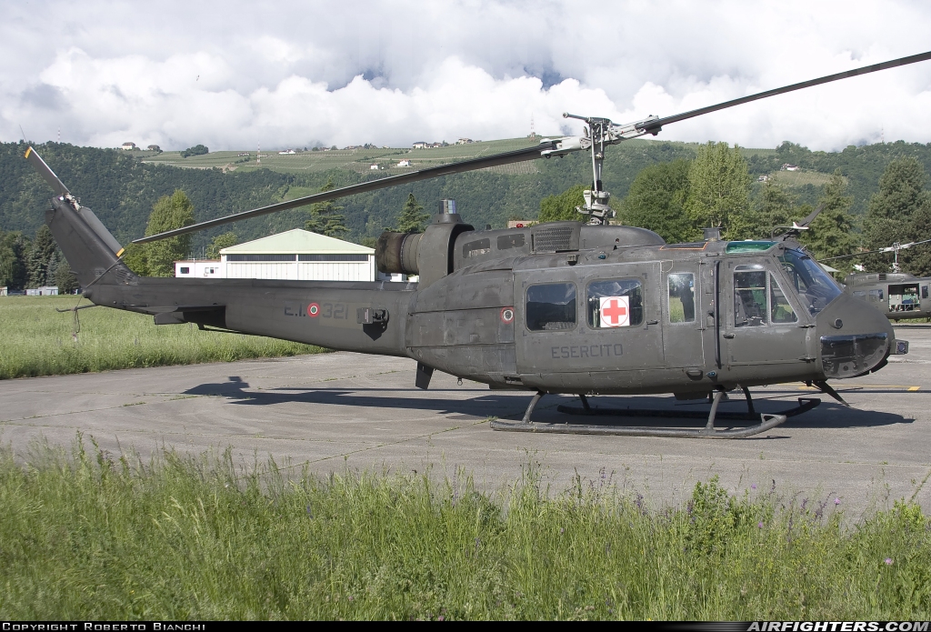 Italy - Army Agusta-Bell AB-205A-1 MM80692 at Bolzano (- Dolomiti / G. Sabelli) (BZO / LIPB), Italy