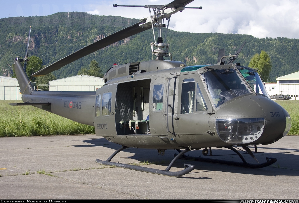Italy - Army Agusta-Bell AB-205A-1 MM80719 at Bolzano (- Dolomiti / G. Sabelli) (BZO / LIPB), Italy