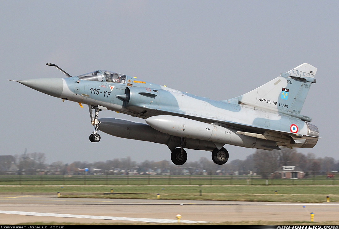 France - Air Force Dassault Mirage F-2000C (Mirage 2000C) 100 at Leeuwarden (LWR / EHLW), Netherlands