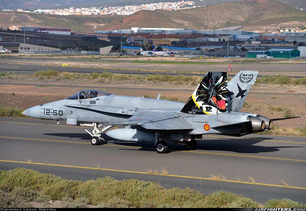 Spain - Air Force McDonnell Douglas C-15 Hornet (EF-18A+) C.15-34 at Gran Canaria (- Las Palmas / Gando) (LPA / GCLP), Spain