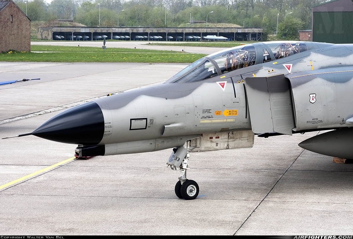 Germany - Air Force McDonnell Douglas F-4F Phantom II 38+33 at Wittmundhafen (Wittmund) (ETNT), Germany