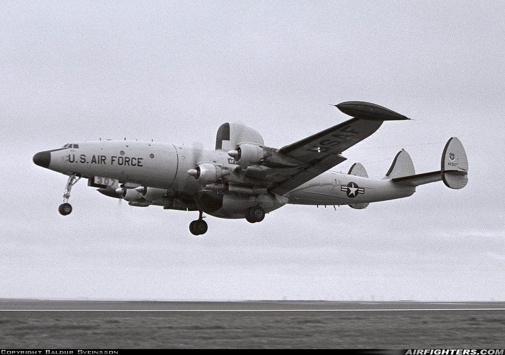 USA - Air Force Lockheed EC-121T Warning Star (L-1049) 54-2307 at Keflavik (KEF / BIKF), Iceland