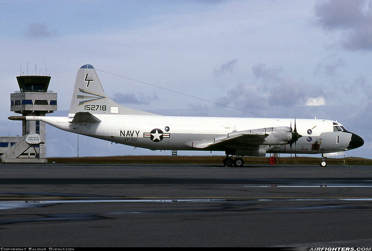 USA - Navy Lockheed P-3B Orion 152718 at Keflavik (KEF / BIKF), Iceland