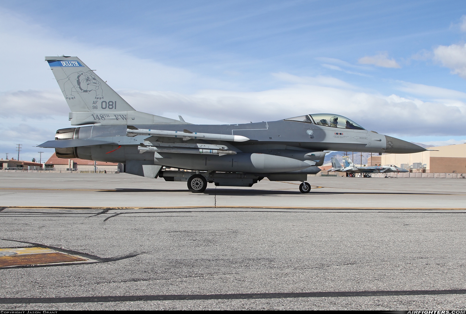 USA - Air Force General Dynamics F-16C Fighting Falcon 96-0081 at Las Vegas - Nellis AFB (LSV / KLSV), USA