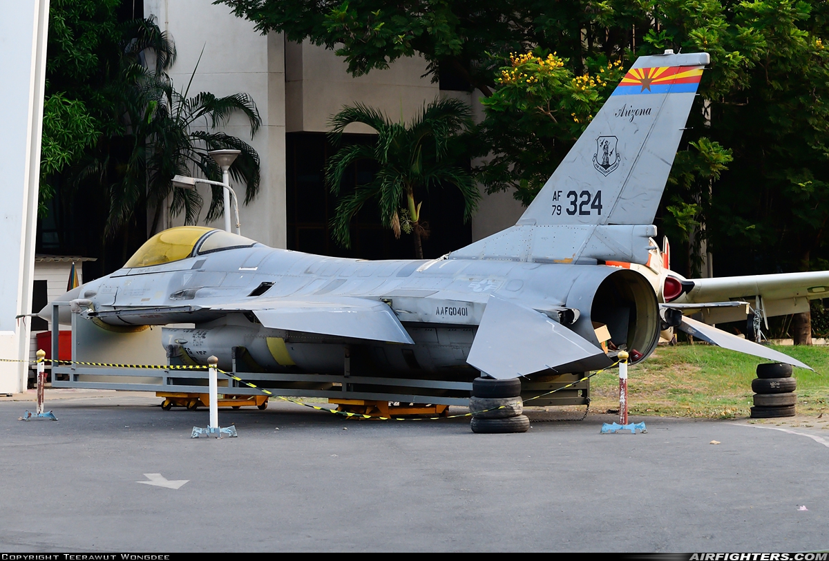 Thailand - Air Force General Dynamics F-16A Fighting Falcon 79-0324 at Bangkok - Int. (Don Muang) (DMK / VTBD), Thailand