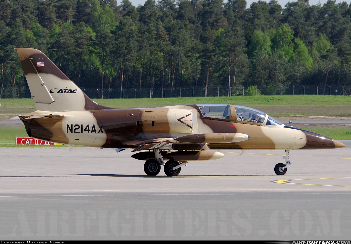 Company Owned - Airborne Tactical Advantage Company (ATAC) Aero L-39ZA Albatros N214AX at Nuremberg (NUE / EDDN), Germany