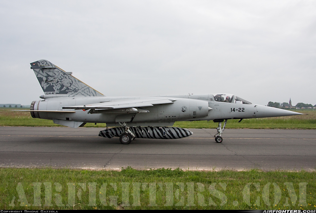 Spain - Air Force Dassault Mirage F1M C.14-41 at Cambrai - Epinoy (LFQI), France