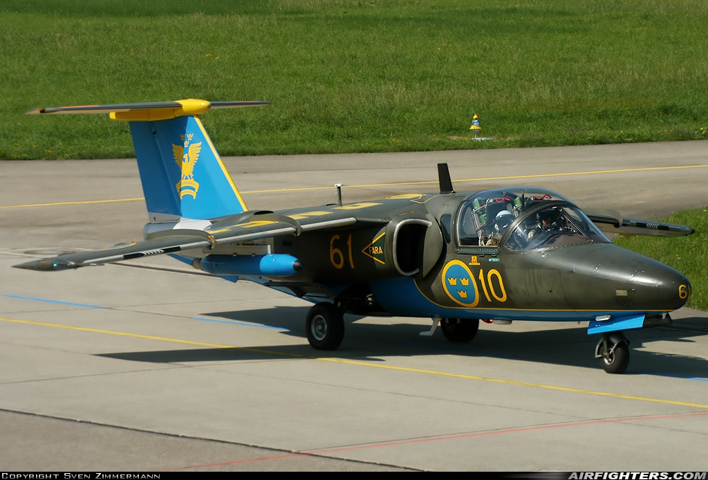 Sweden - Air Force Saab Sk60A (105) 60061 at Payerne (LSMP), Switzerland