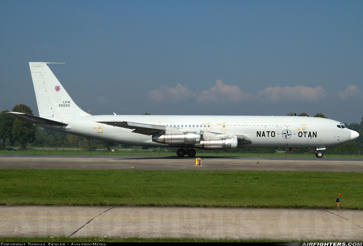 Luxembourg - NATO Boeing 707-307C(TCA) LX-N20000 at Ingolstadt - Manching (ETSI), Germany