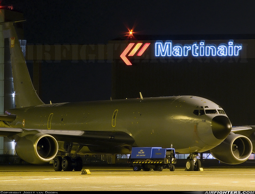 France - Air Force Boeing C-135FR Stratotanker (717-164) 93-CJ at Amsterdam - Schiphol (AMS / EHAM), Netherlands