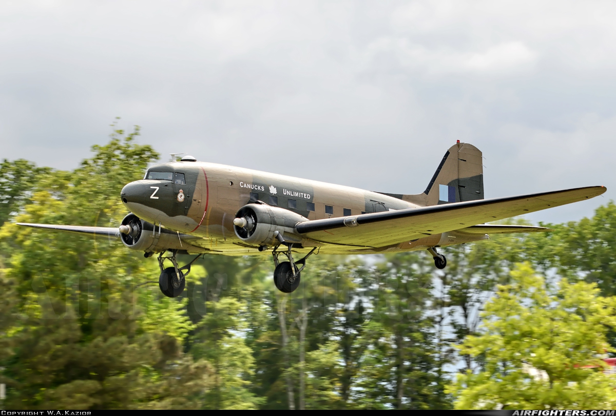 Private - Canadian Warplane Heritage Museum Douglas C-47B Skytrain C-GDAK at Virginia Beach Airport (42VA), USA