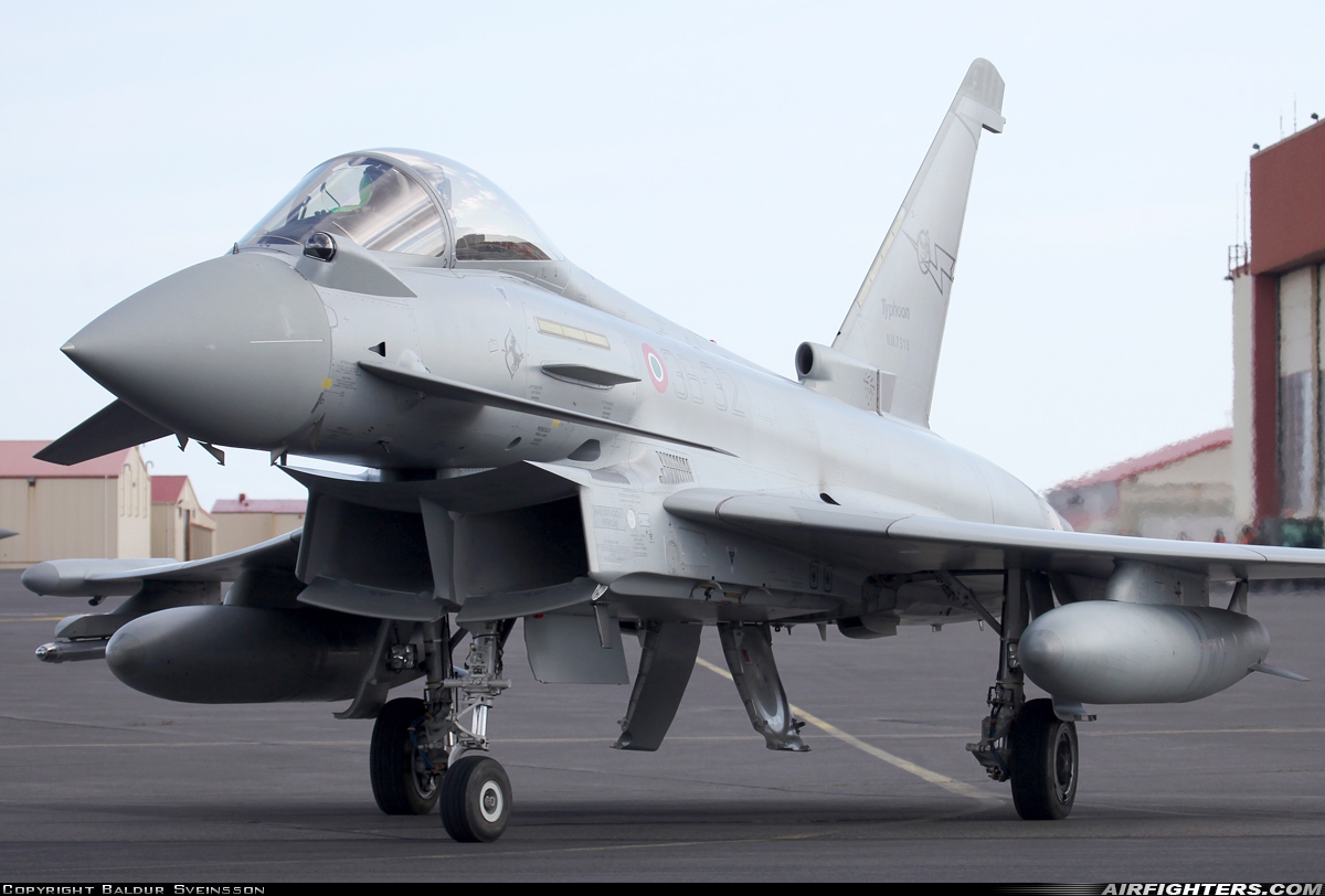 Italy - Air Force Eurofighter F-2000A Typhoon (EF-2000S) MM7310 at Keflavik (KEF / BIKF), Iceland