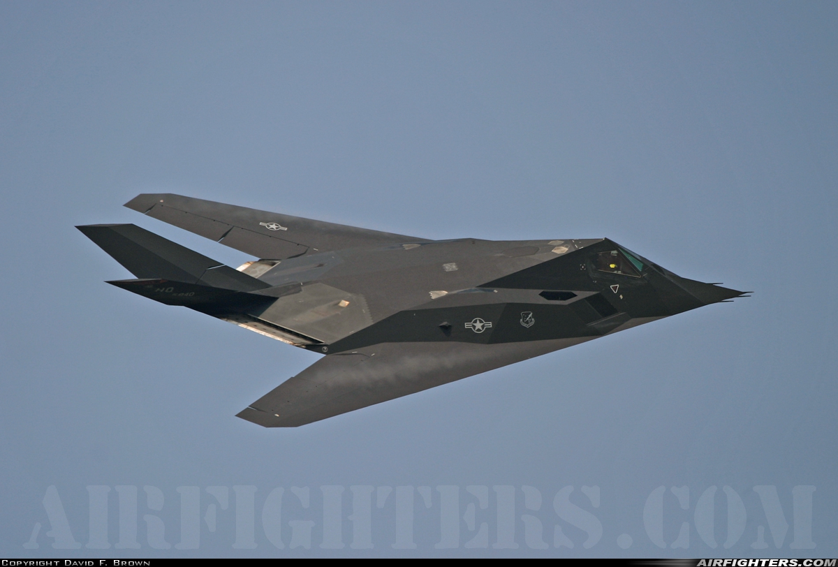 USA - Air Force Lockheed F-117A Nighthawk 86-0840 at Virginia Beach - Oceana NAS / Apollo Soucek Field (NTU / KNTU), USA