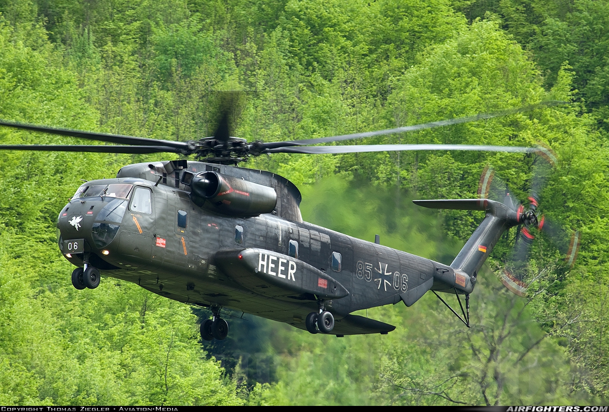 Germany - Army Sikorsky CH-53G (S-65) 85+06 at Alpnach (LSMA), Switzerland