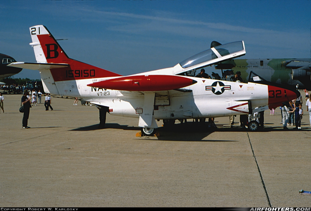 USA - Navy Rockwell T-2C Buckeye 159150 at Portsmouth - Pease AFB (PSM / KPSM), USA