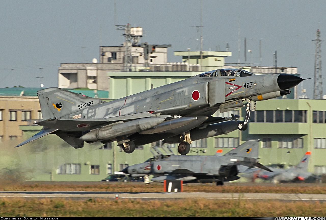 Japan - Air Force McDonnell Douglas F-4EJ-KAI Phantom II 97-8427 at Hyakuri (RJAH), Japan