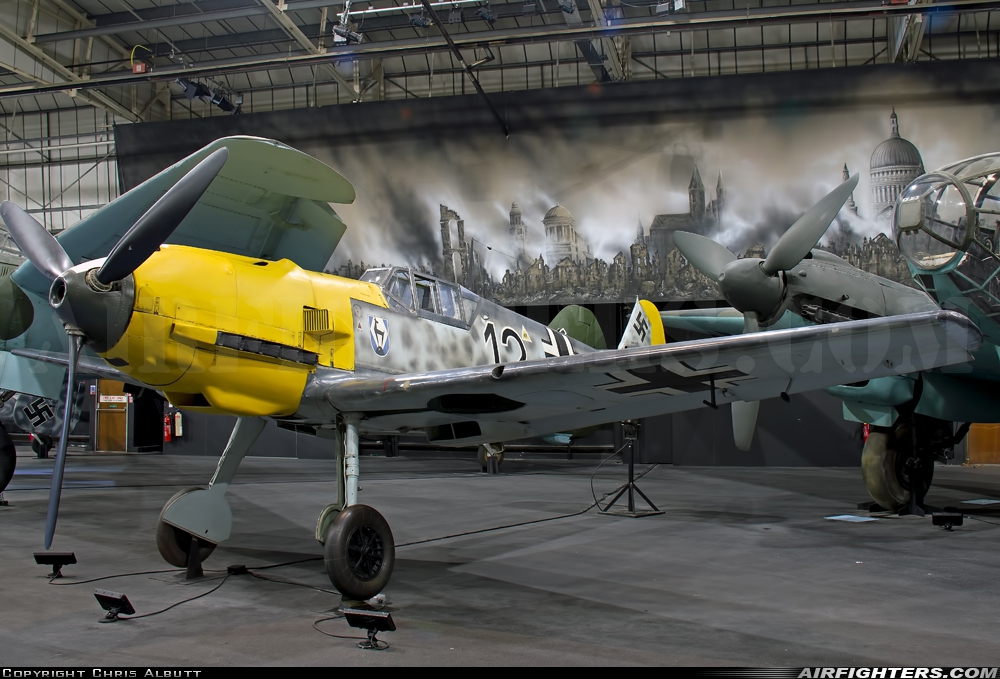 Germany - Air Force Messerschmitt Bf-109E-4/B 4101 at Hendon, UK