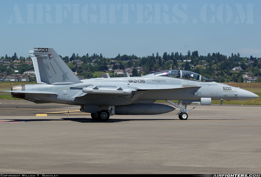 USA - Navy Boeing EA-18G Growler 168261 at Portland - Int. (PDX / KPDX), USA