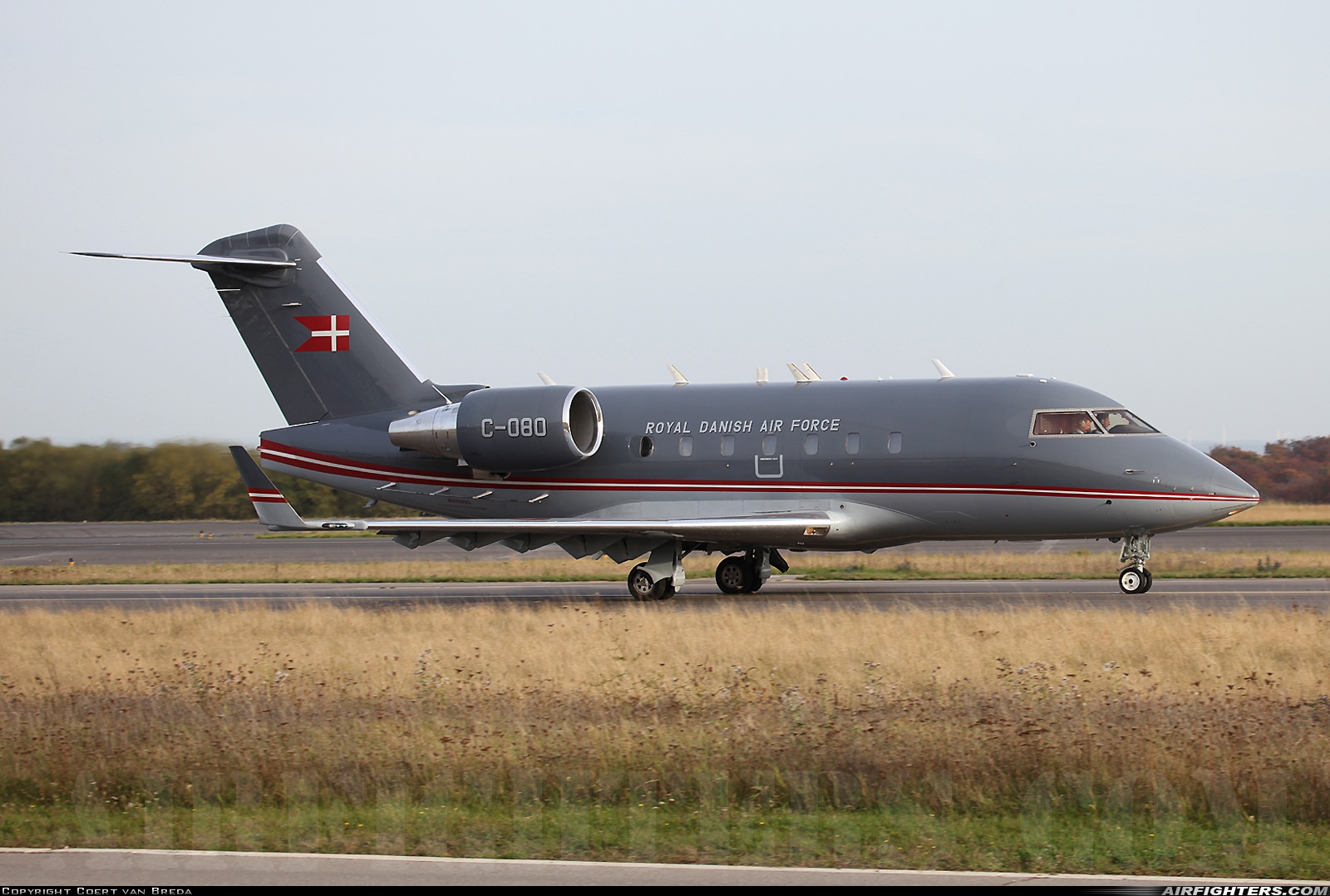 Denmark - Air Force Canadair CL-600-2B16 Challenger 604 C-080 at Luxembourg (- Findel) (LUX / ELLX), Luxembourg