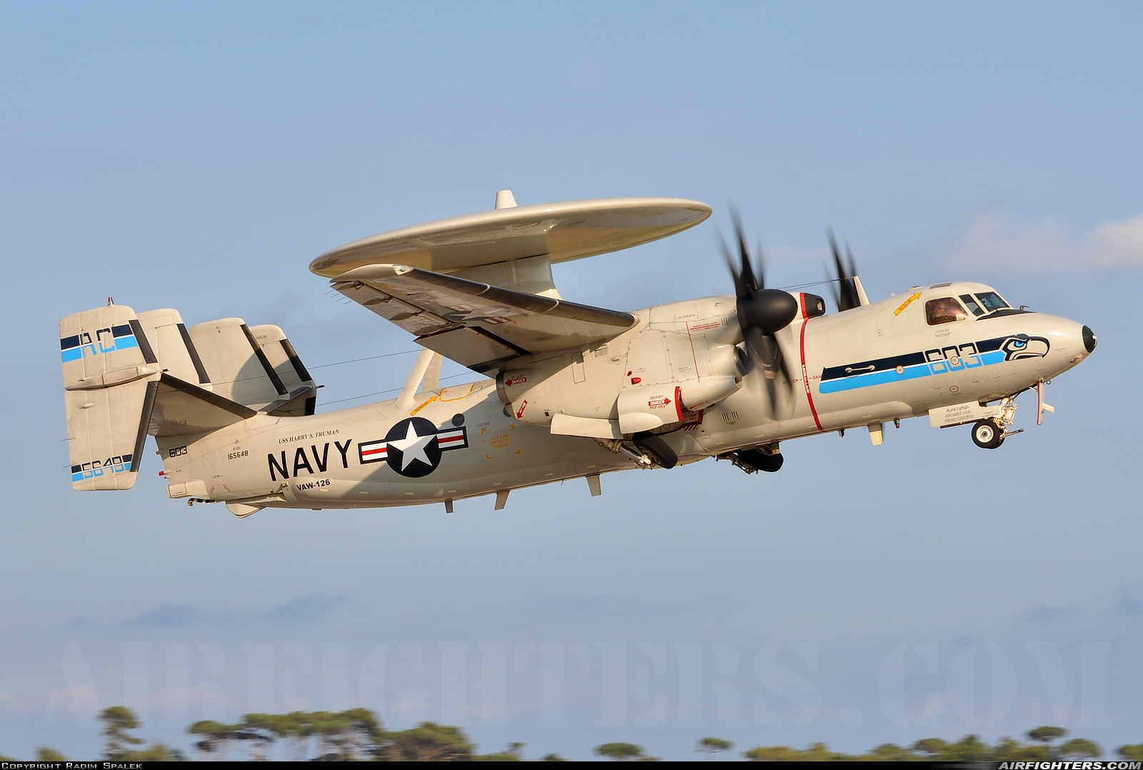 USA - Navy Grumman E-2C+ Hawkeye 165648 at Hyeres (TLN / LFTH), France